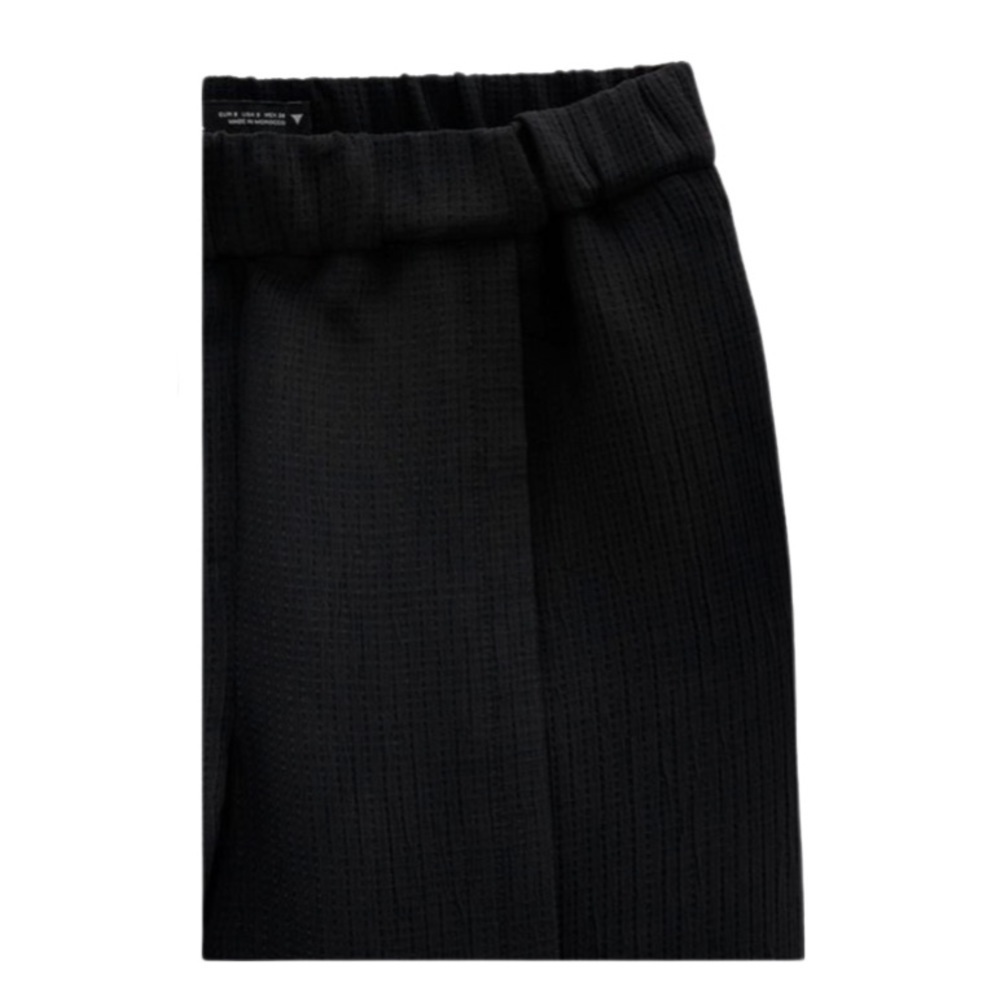 ZARA Structured Slit Pants - Picture 3 of 3